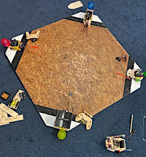 Robot Wars will be an exciting addition to our lineup of workshops, events, and tournaments next year, where teams will design, build, and program their robots using micro:bits for thrilling arena competitions!