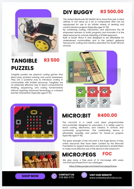 United Siyafunda has officially launched its EdTech Resources Catalogue, making it easier for educators and institutions to access a diverse range of technology-driven learning tools. This initiative is part of United Siyafunda’s commitment to enhancing educational experiences and bridging the digital divide in undeserved communities.